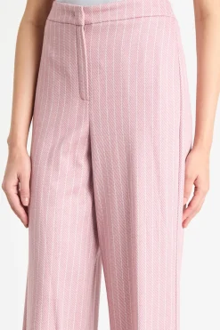 Pantalone jacquard - Rosa