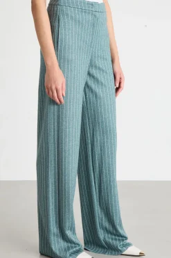 Pantalone jacquard - Verde