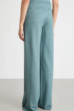Pantalone jacquard - Verde