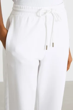 Pantalone jogging in felpa - Bianco
