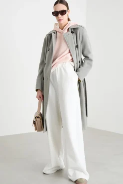 Pantalone morbido in felpa - Bianco