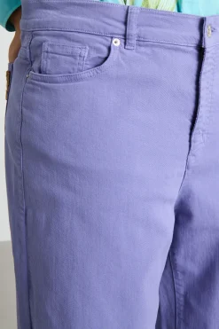 Pantalone palazzo in bull - Lilla