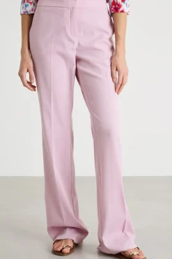 Pantalone semi flare - Rosa