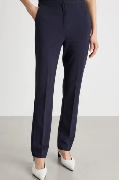 Pantalone slim a sigaretta - Blu