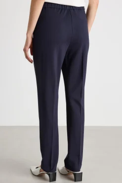 Pantalone slim a sigaretta - Blu