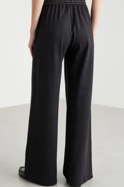 Pantalone stile joggers in jersey effetto délavé - Grigio