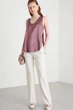 Pantalone stretch - Bianco