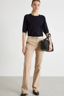 Pantalone stretch - Cammello