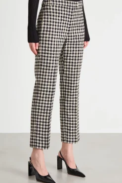 Pantalone Vichy - Bianco Nero