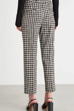 Pantalone Vichy - Bianco Nero