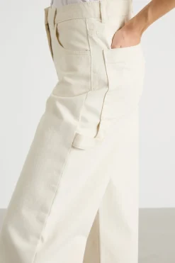 Pantalone wide leg - Avorio
