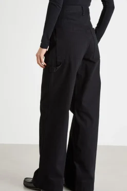 Pantalone wide leg - Nero