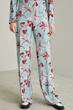Pantaloni a fantasia - Azzurro Rosso