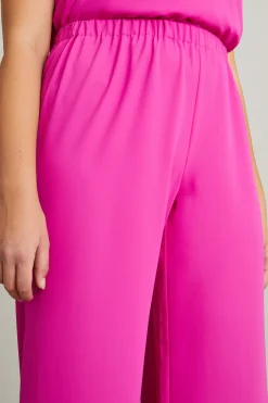 Pantaloni a palazzo - Fucsia