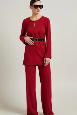 Pantaloni a palazzo - Rosso