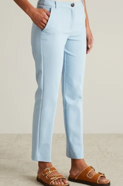 Pantaloni a sigaretta - Azzurro