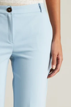 Pantaloni a sigaretta - Azzurro