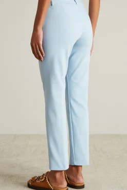 Pantaloni a sigaretta - Azzurro