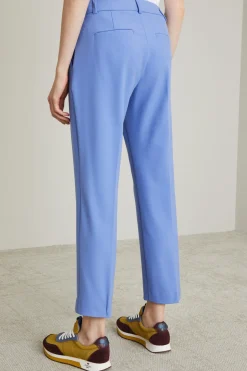 Pantaloni a sigaretta - Azzurro
