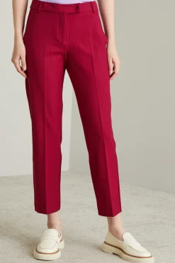 Pantaloni a sigaretta - Bordeaux