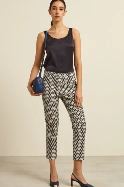 Pantaloni a sigaretta - Nero Bianco