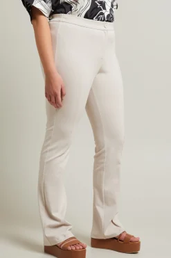 Pantaloni a zampa - Bianco