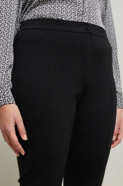 Pantaloni a zampa - Nero