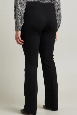 Pantaloni a zampa - Nero