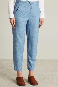 Pantaloni baggy in jersey - Azzurro