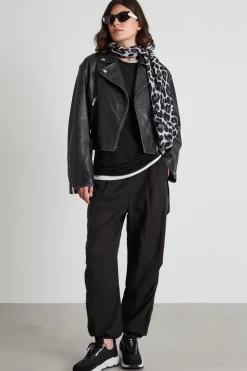 Pantaloni cargo con coulisse - Nero