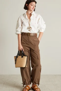 Pantaloni cargo - Marrone