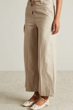 Pantaloni con coulisse - Beige