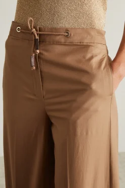 Pantaloni con coulisse - Marrone