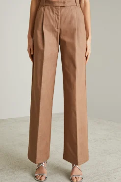 Pantaloni con pinces - Marrone
