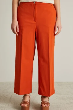 Pantaloni dritti - Arancio