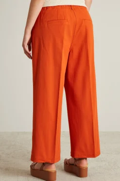 Pantaloni dritti - Arancio