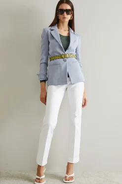 Pantaloni dritti - Bianco