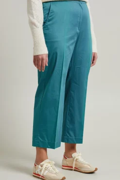 Pantaloni dritti - Blu Smeraldo