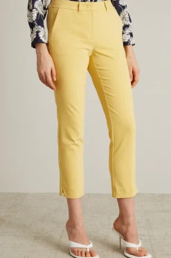 Pantaloni dritti - Giallo
