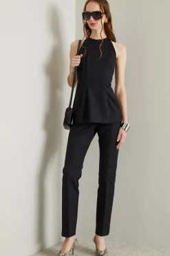Pantaloni dritti - Nero