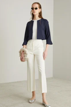 Pantaloni flare - Bianco