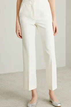 Pantaloni flare - Bianco