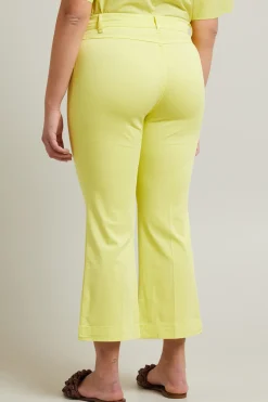 Pantaloni flare - Giallo