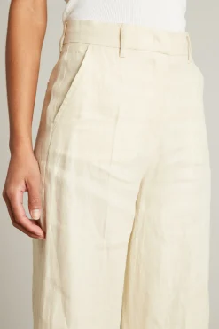 Pantaloni in batavia - Bianco