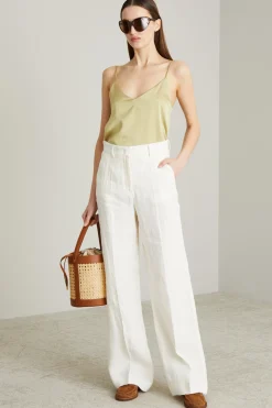 Pantaloni in batavia - Bianco