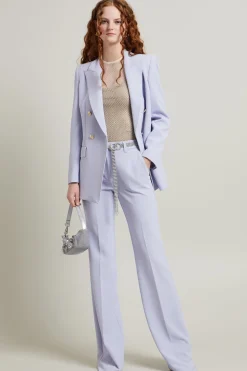 Pantaloni in cady - Lilla