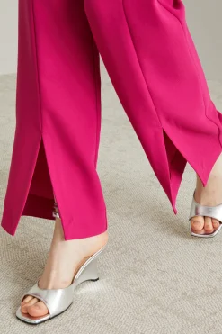 Pantaloni in envers satin - Fuxia