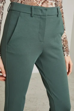 Pantaloni in jersey brillante - Verde Bosco