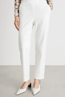 Pantaloni in jersey effetto jeans - Bianco
