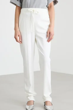 Pantaloni in jersey stretch - Bianco